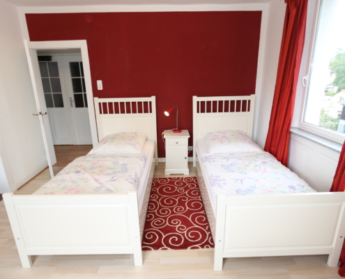 Schlafzimmer - Fewo Anna Schlafzimmer mit zwei getrennten Betten